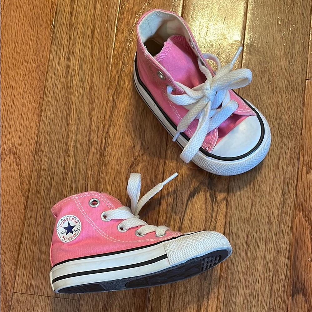 Converse Pink High-Top Sneakers Baby Size 4